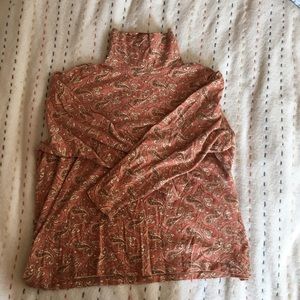 🧿Paisley Turtle Neck